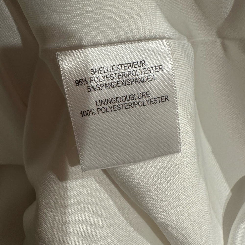 One33 Social white Long Sleeve Dress with Pearl Details size 8 - Picture 9 of 10